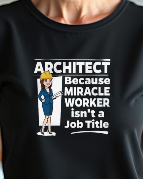 Female Architect Miracle Worker - Funny Gift for Her