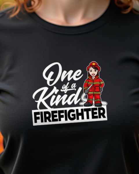 Female Firefighter One of a Kind - Feuerwehrfrau Geschenk