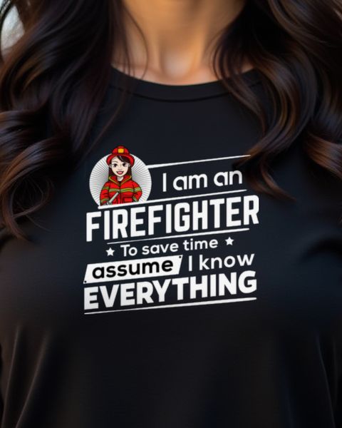 Female Firefighter To Save Time - Feuerwehrfrau hat recht