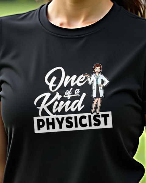 Female Physicist One of a Kind - Gift for Women Physicists