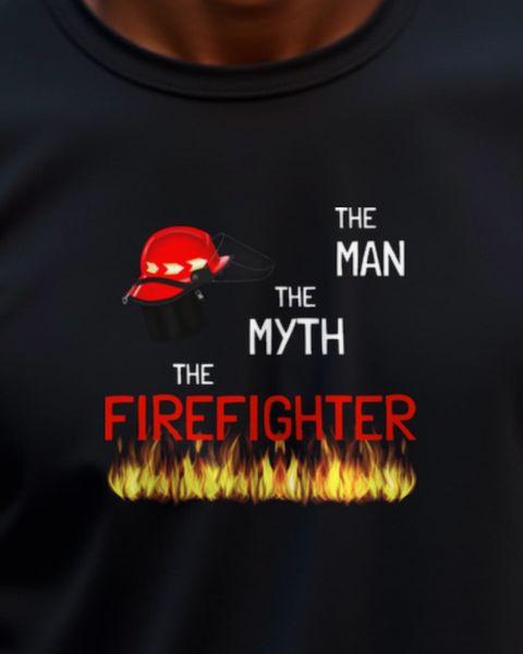 Firefighter - The Man, The Myth - Feuerwehrmann Shirt