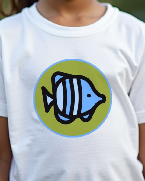 Fisch Motiv - Schlichtes Design für Fischfans