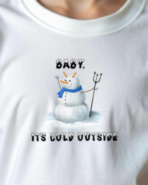 Freezing Snowman - It’s Cold Outside - Funny Winter