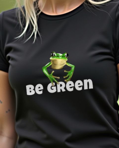 Frog Be Green - Funny Frog Nature Lover Design