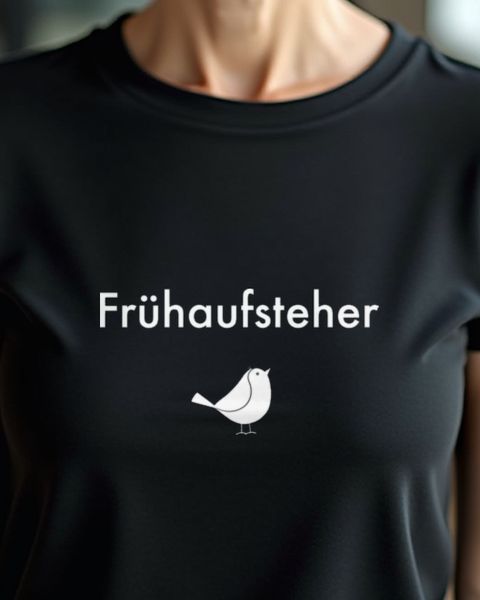 Frühaufsteher - Lustiger Schriftzug für Morgenmenschen