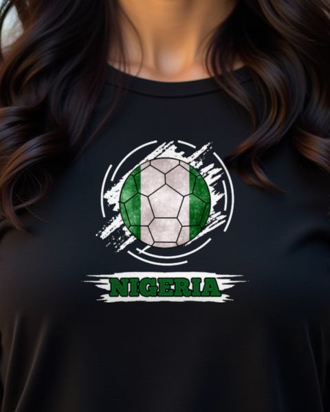 Nigerian Flag Design - Proud Nigeria Supporter Gift