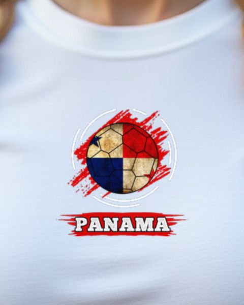 Panama Fan Design with Flag - Heritage Pride Gift