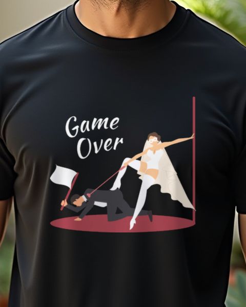 Game Over - Funny Bachelor Party Groom and Team Groom