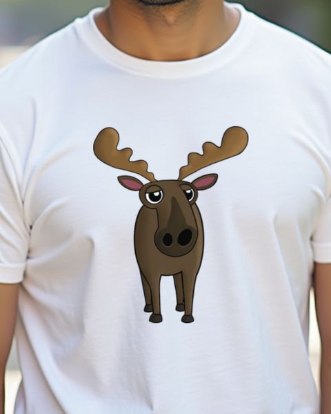 Bored Moose - Funny Moose Design for Lazy Days