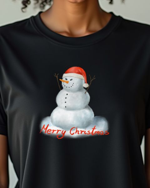 Grumpy Evil Snowman - Merry Christmas Office Party Shirt