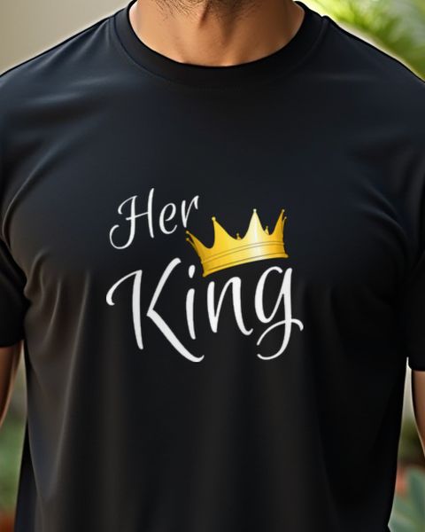 Her King - Partnerlook für Paare zum Valentinstag