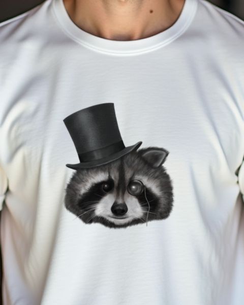 Herr Waschbär - Eleganter Gentleman Waschbär