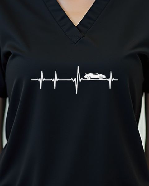 Car Heartbeat - EKG Line Design for Car Lovers and Mechanics