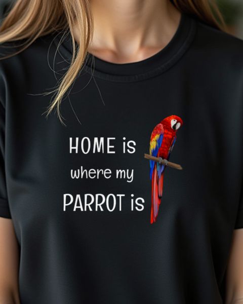 Home Is Where My Parrot Is - Parrot Lover Gift