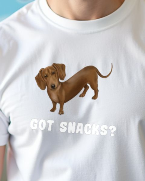 Dackel Got Snacks - Lustiges Dackel Motiv für Hundefans