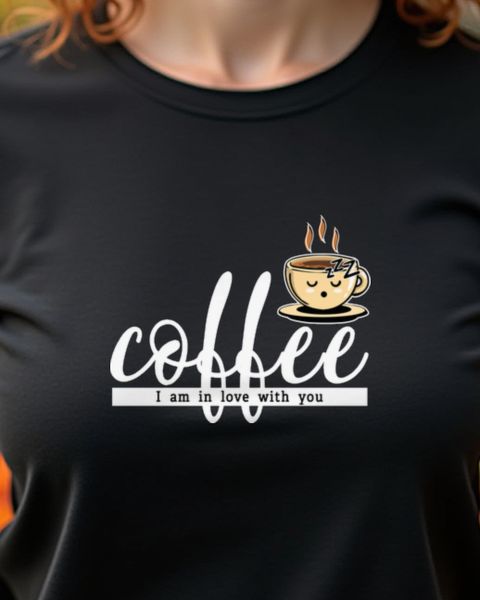 I am in love with Coffee - Coffee Romance Saying