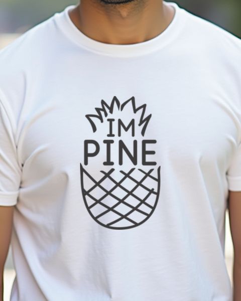 I’m Pine - Lustiges Wortspiel statt I’m Fine