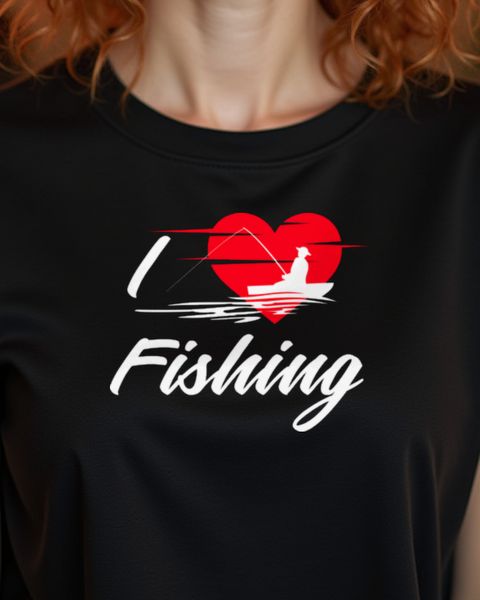 I Love Fishing - Funny Fishing Gift for Anglers