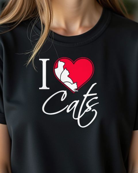 I Love Cats - Cat Lover Gift for Cat Moms and Dads