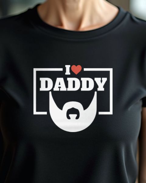 I Love Daddy - Beard Design for Dad