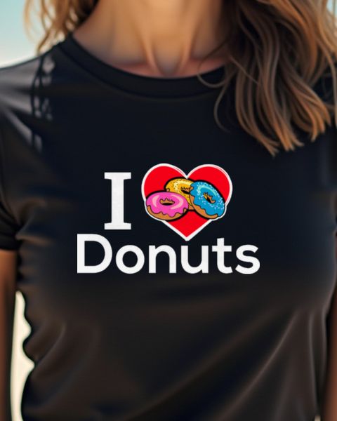 I love Donuts - Funny Gift for Sweet Tooth and Snack Fans