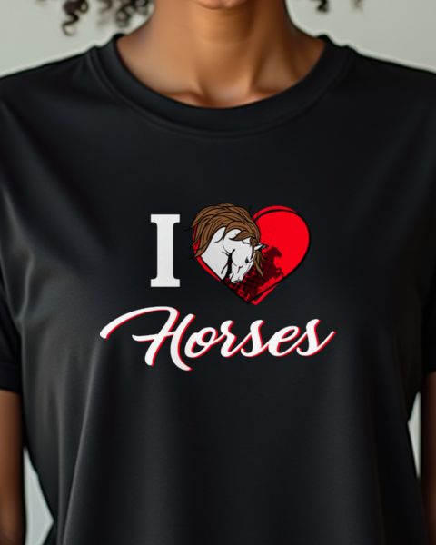 I love Horses - Geschenk für Reiterinnen und Pferdefans