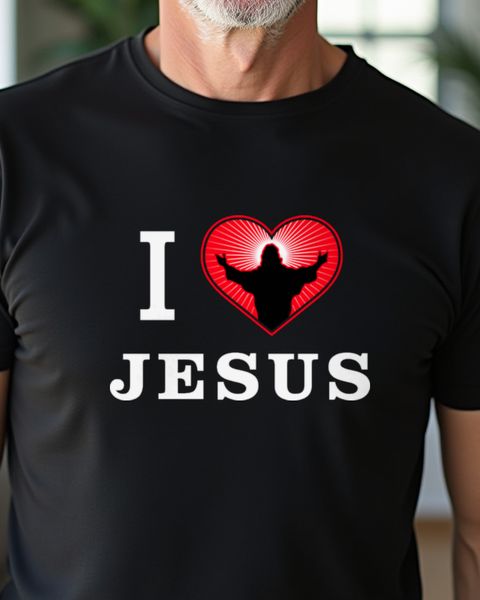 I love Jesus - Christliches Geschenk für Gläubige