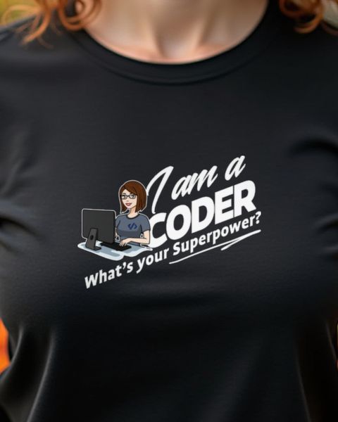 I’m a Coder What’s your Superpower - Female Programmer Gift