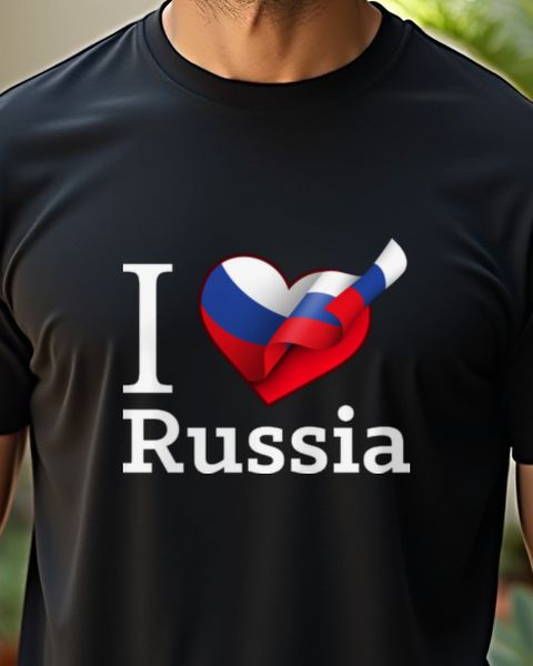 Ich liebe Russland - Herz und Flagge für Russland-Fans
