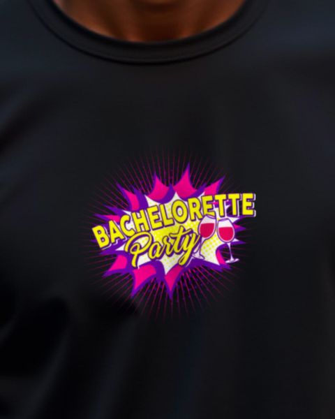 Junggesellenabschied Beer and Wine - Bachelor Party Shirt