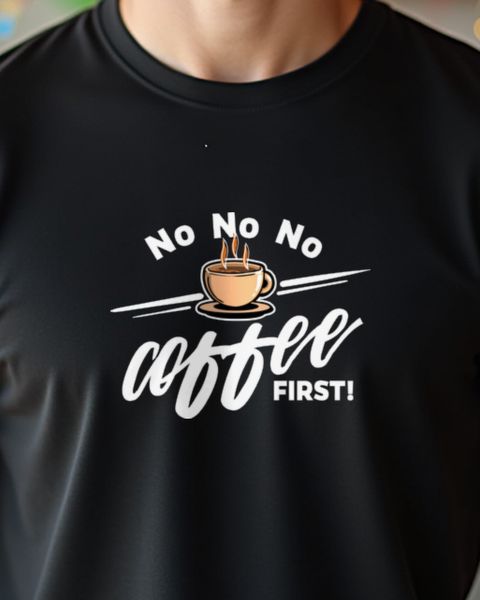 No No No - Lustiger Kaffee Spruch für Morgenmuffel