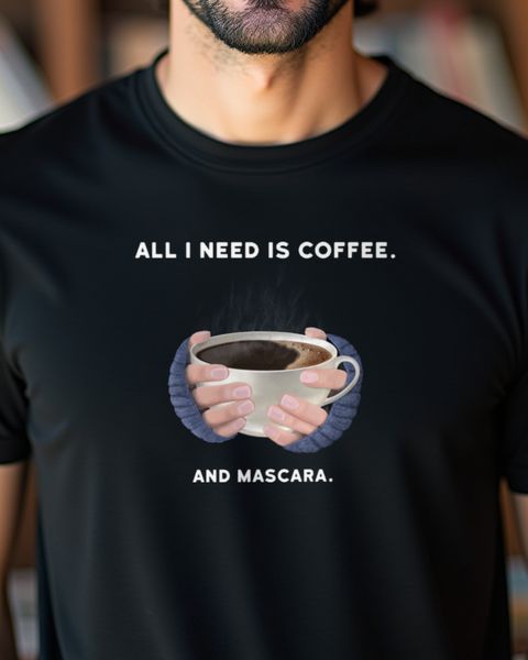 Coffee and Mascara - Kaffee Spruch für Frauen Geschenk