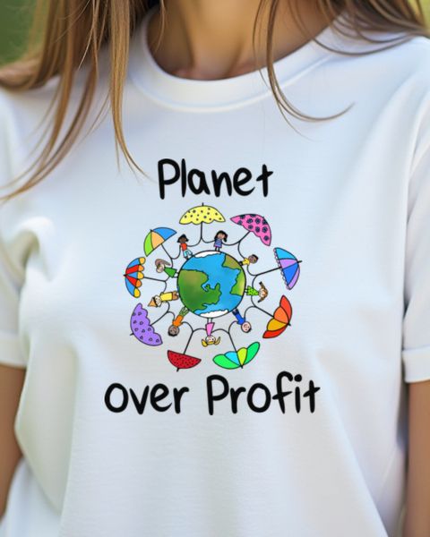 Planet over Profit - Kinderkreis um die Erde