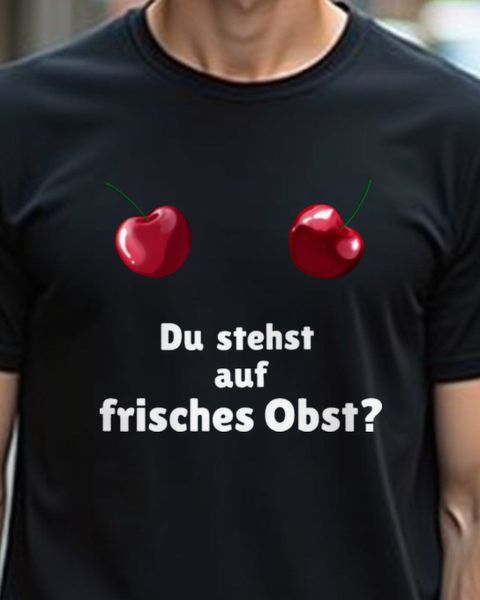 Kirschen Frisches Obst - Lustiges Freches Sommer Motiv