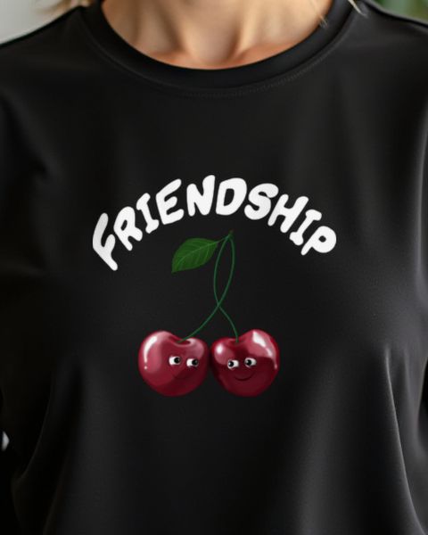 Kirschen Freundschaft - Süßes Motiv für beste Freunde