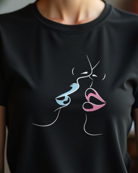 Kissing Lips / Küssende Lippen