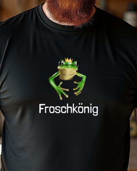 Kleiner süßer Frosch als Froschkönig - Frosch Geschenk