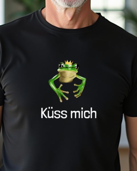 Kleiner süßer Frosch Küss mich - Valentinstag Geschenk