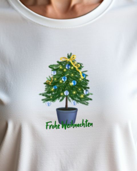 Kleiner Weihnachtsbaum - Frohe Weihnachten - Deutsches Motiv