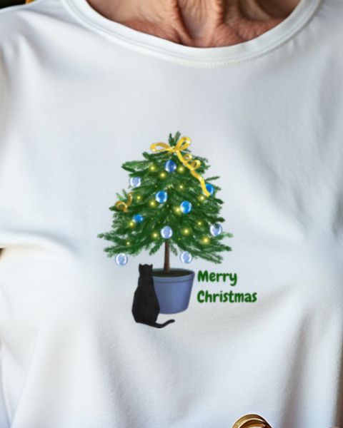 Kleiner Weihnachtsbaum - Merry Christmas - Festliches Motiv