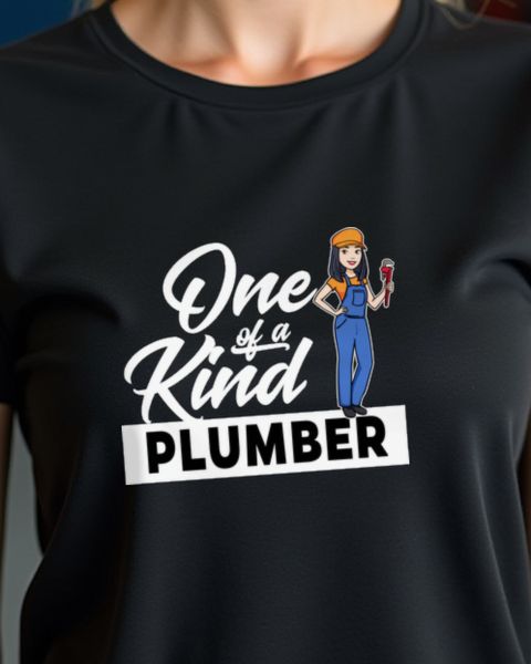 One of a Kind Female Plumber - Klempnerin Geschenk