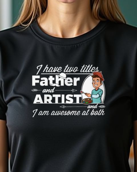 Künstler und Papa - Vatertag Geschenk für kreative Väter