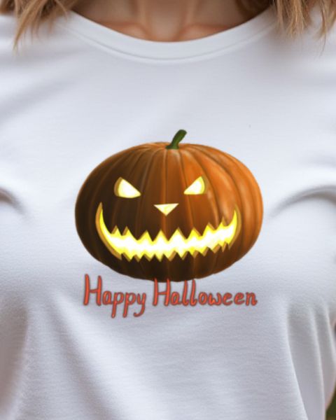 Kürbis Happy Halloween - Fröhliches Halloween Motiv