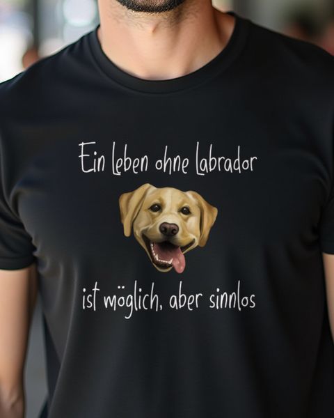 Labrador Lover German Saying - Lab Mom and Lab Dad Gift
