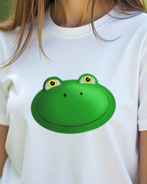 Smiling Little Frog - Cute Frog Lover Design