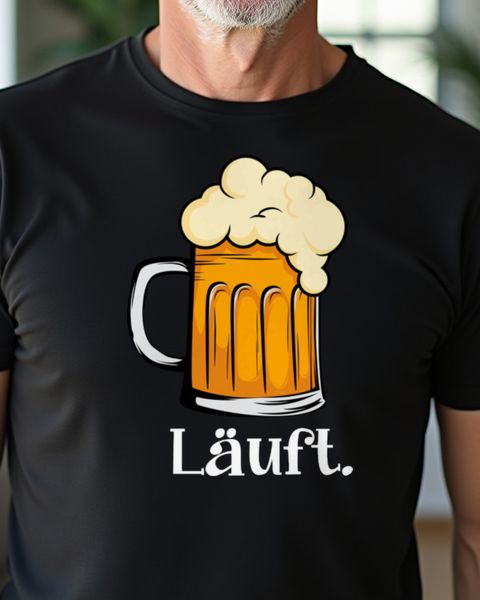 Läuft Beer - Lustiger Bier Spruch für Biertrinker