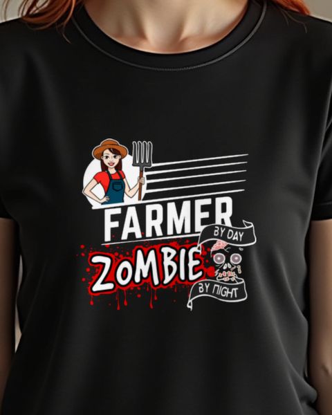 Landwirtin & Landwirt by Day Zombie by Night - Halloween