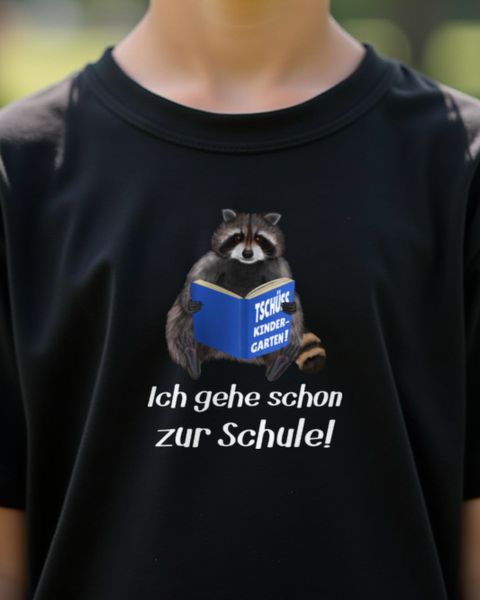 Waschbär Leseratte - Ich gehe schon zur Schule Einschulung