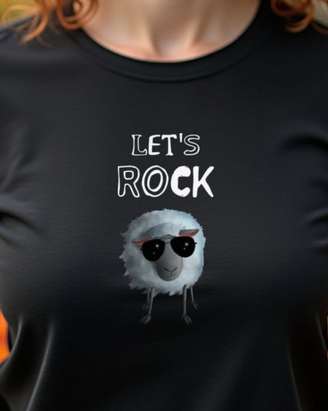 Let’s Rock Sheep - Funny Rock Music Shirt for Sheep Fans