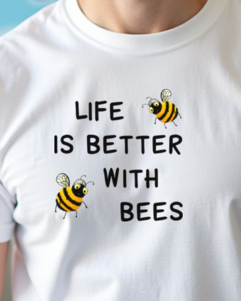 Life Is Better with Bees - Beekeeper and Bee Lover Gift